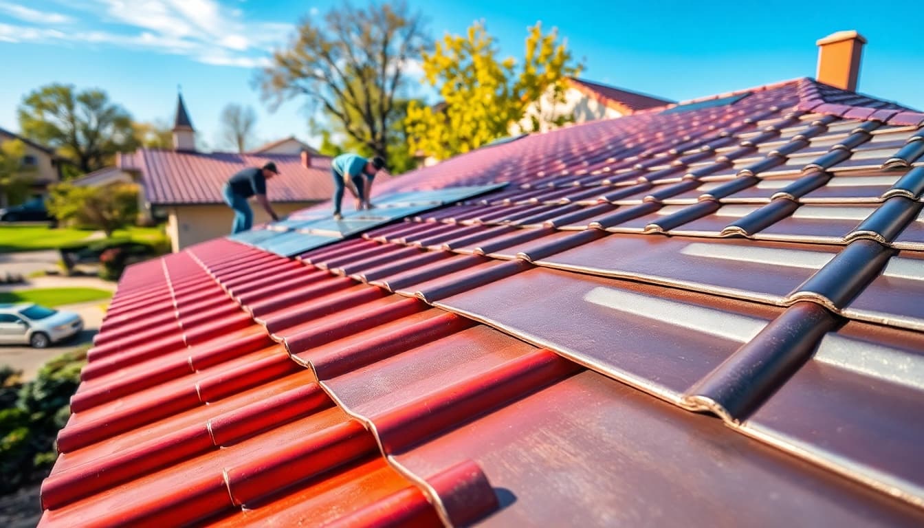Enhance your home with metal roofing vancouver showcasing durable, shiny roofing structures.