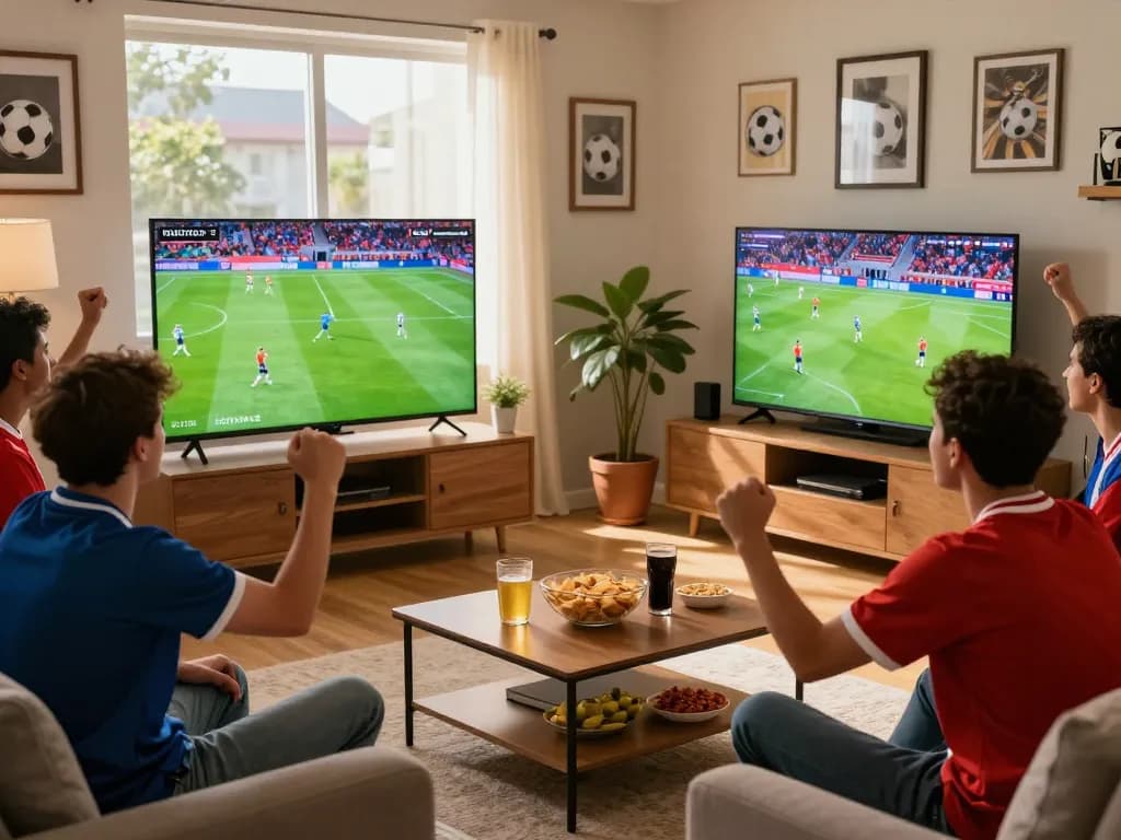 Experience live football action at https://cakhiatvz.live/ in HD with friends and snacks at home.