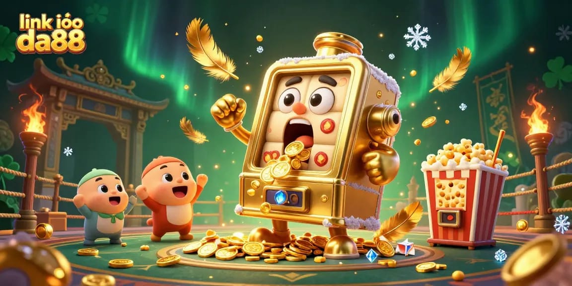 Experience the thrill of winning big with link vào da88 in this vibrant casino illustration.