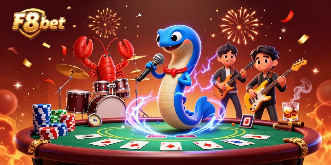 Experience thrilling action at the F8 bet underwater casino with lively characters and poker fun!