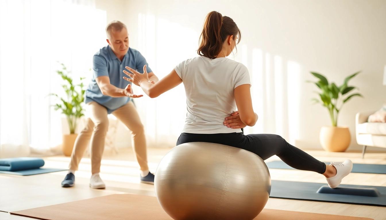 Engaging session for back pain relief showcasing therapy techniques and patient interaction.