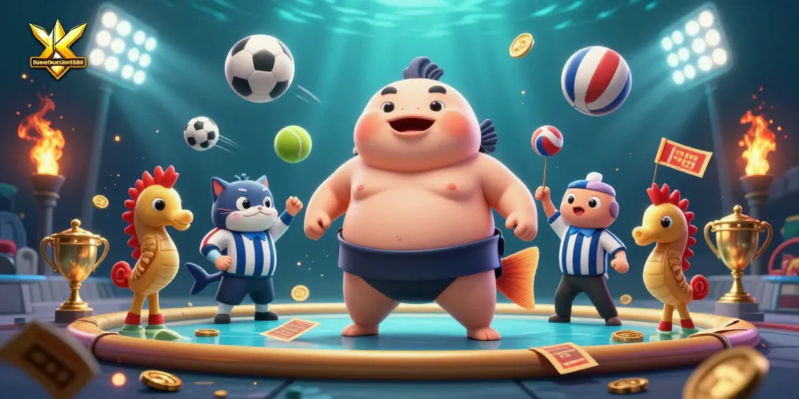 Experience the thrilling keonhacaibet888 underwater casino environment with dynamic characters and vibrant game elements.