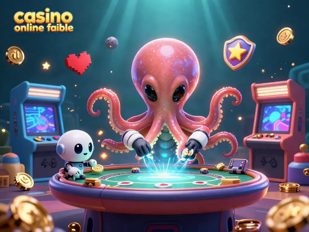 Disfruta de juegos en un casino online fiable con una ilustración 3D llena de acción y detalles.
