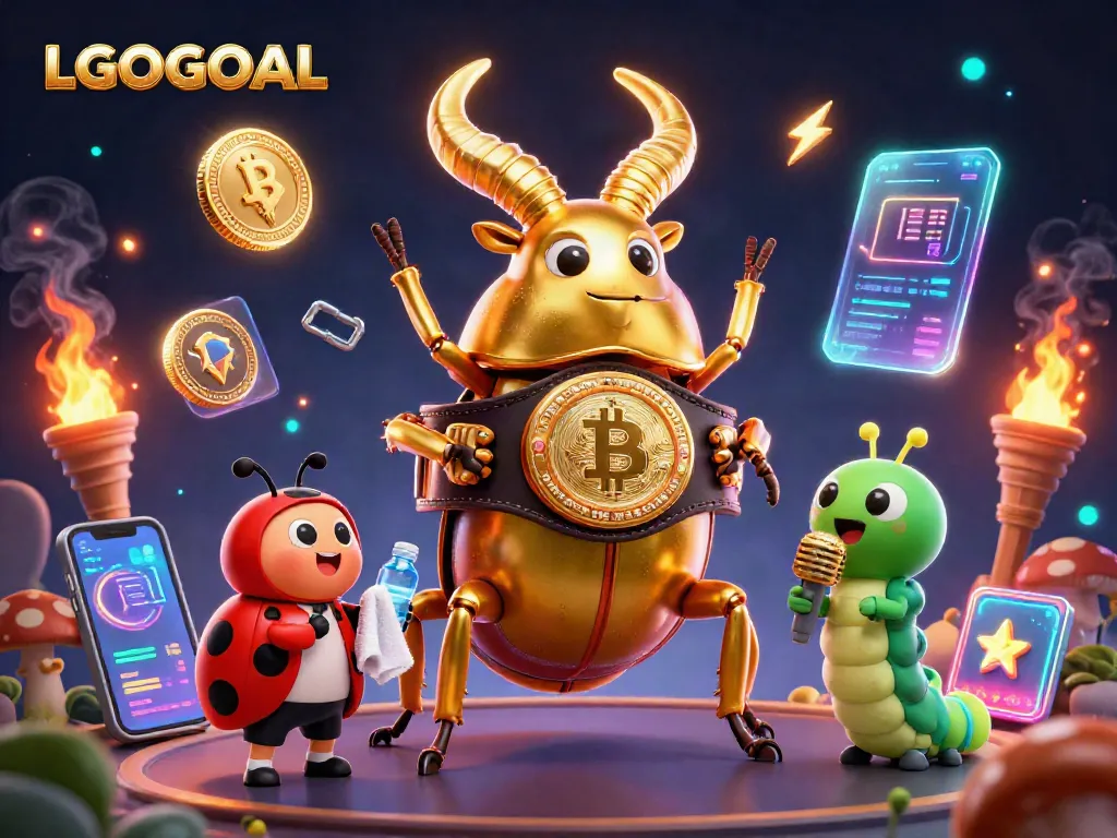 Experience gambling thrills with LGOGOAL as a golden stag beetle battles for casino riches!