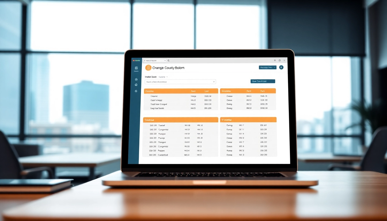 Access orange county jail inmate booking information through a professional digital interface.