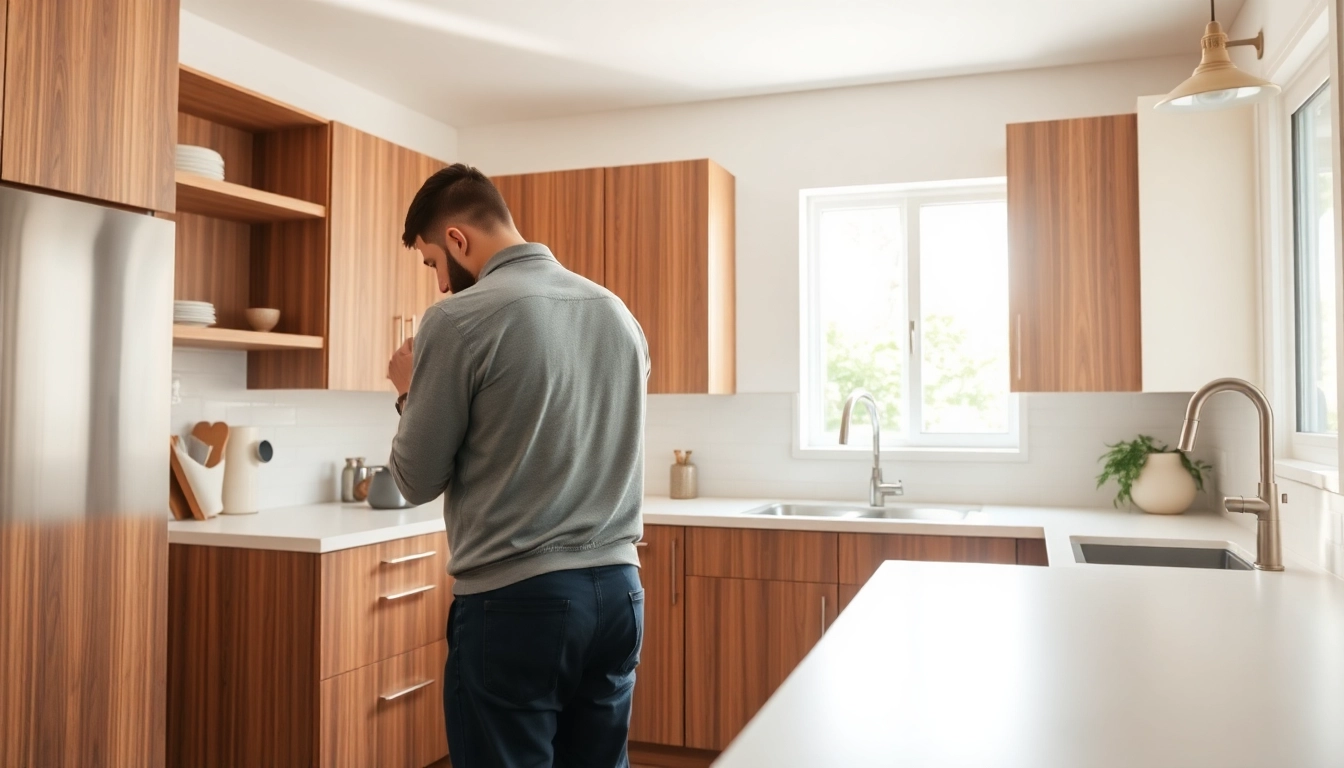 Cabinet Refacing Clearwater FL transformation in a bright modern kitchen.