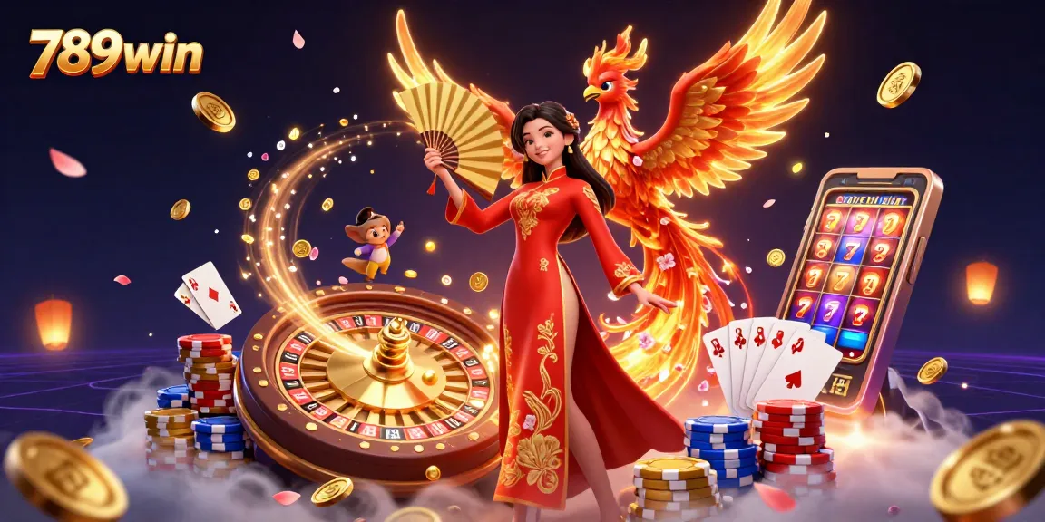 Engage with 789win through vibrant casino scenes featuring exquisite characters and dynamic game elements.