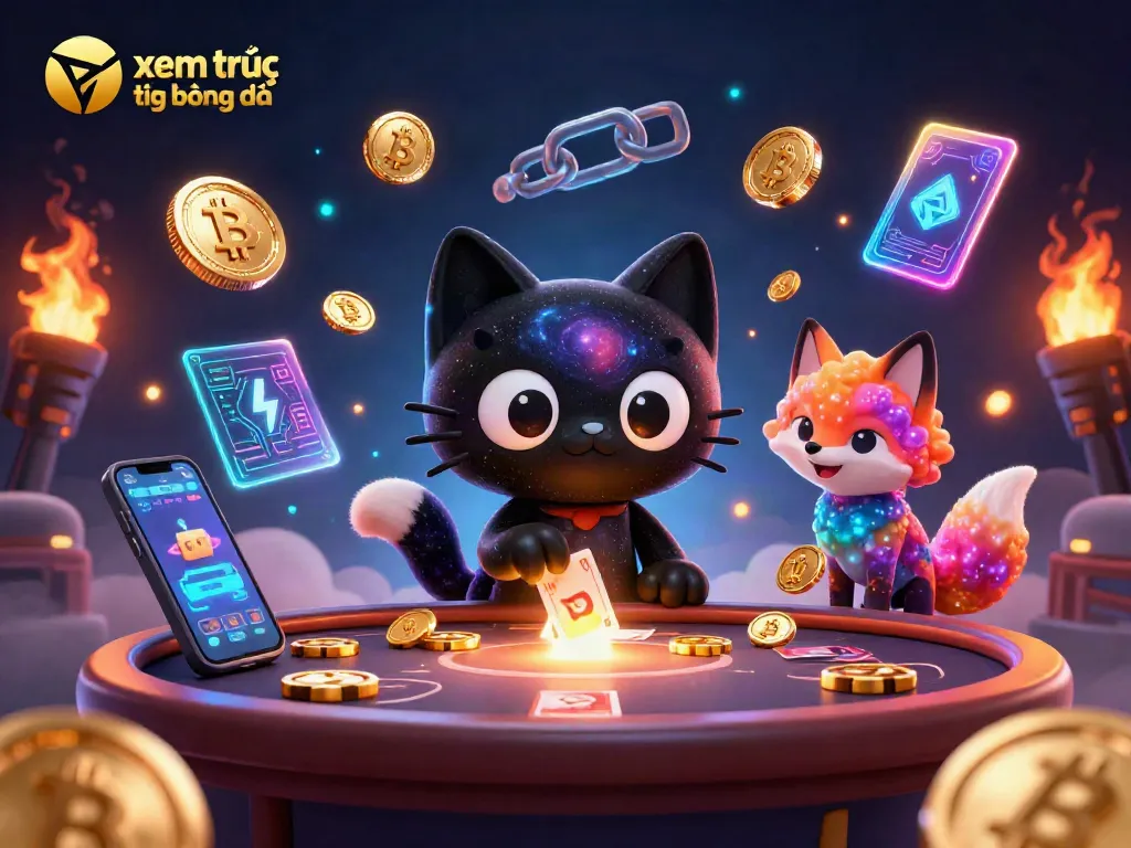 Experience xem trực tiếp bóng đá with a cosmic-themed interactive casino scene featuring fantasy elements and vibrant visuals.