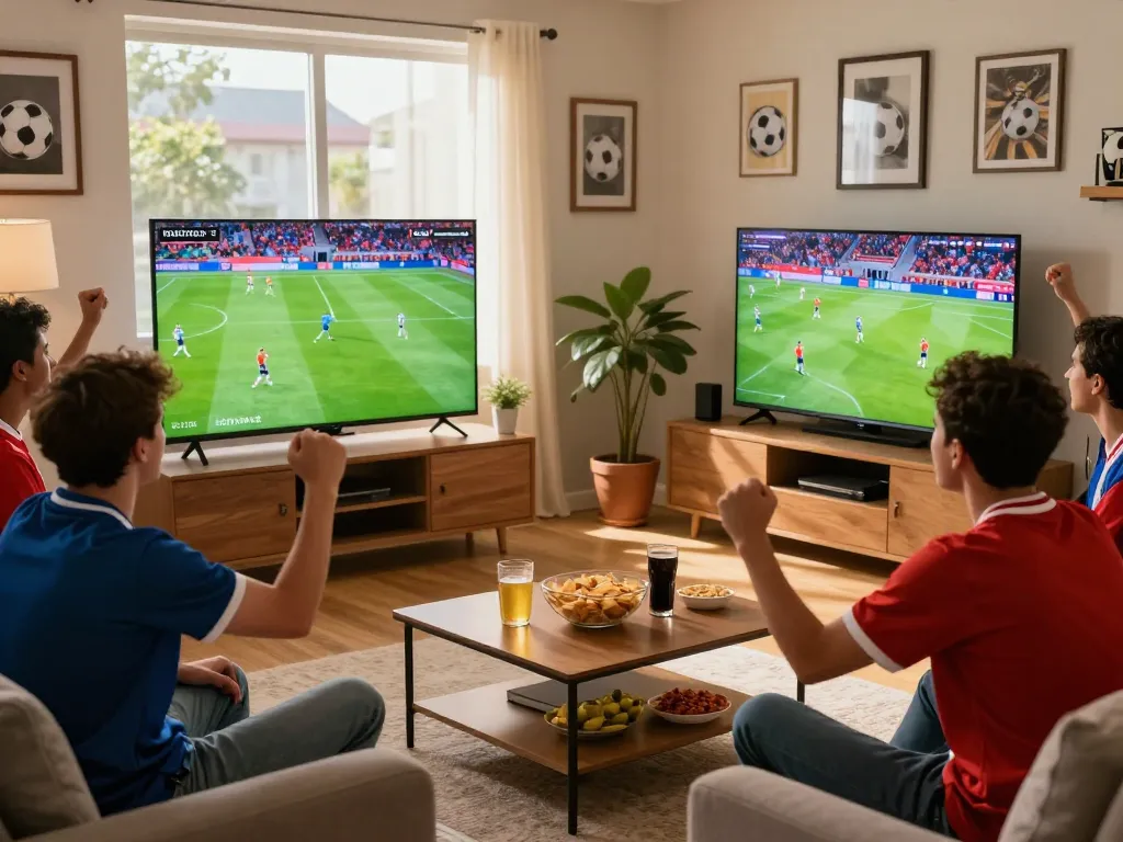 Experience live football action at https://cakhiatvz.live/ in HD with friends and snacks at home.