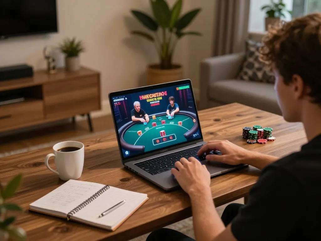 rokok88 login on online casino interface with engaging home gaming atmosphere