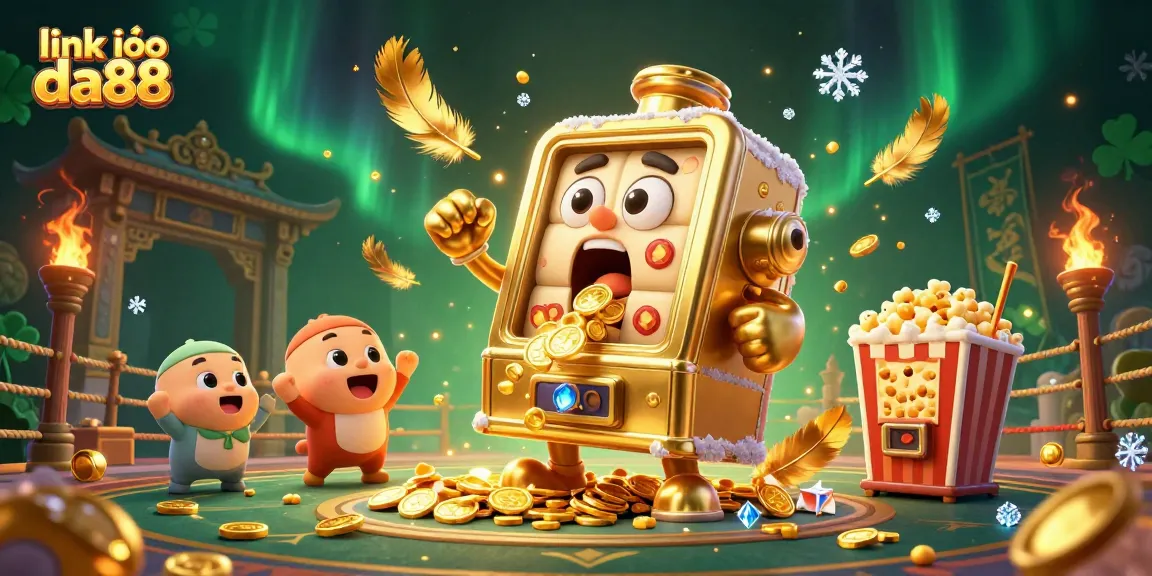 Experience the thrill of winning big with link vào da88 in this vibrant casino illustration.