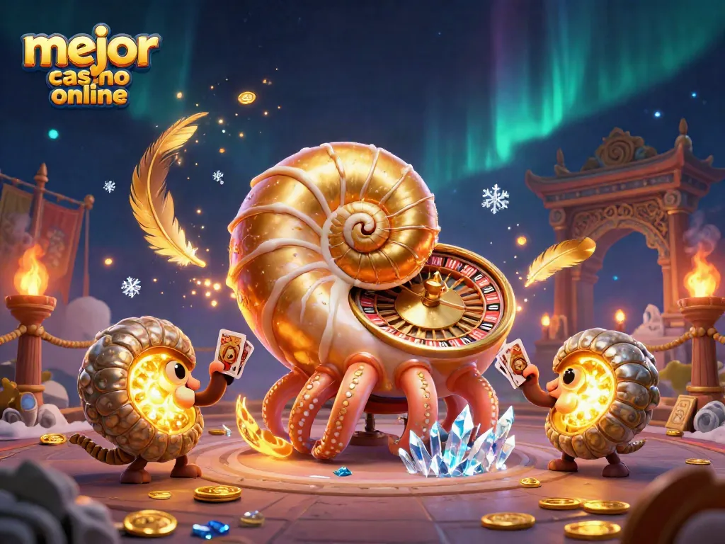Disfruta del mejor casino online con una emocionante ilustración de póker y ruleta.