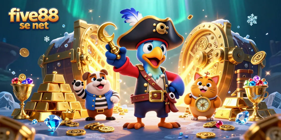 Experience the thrill of five88 se net with pirate adventures and treasures in this vibrant casino scene