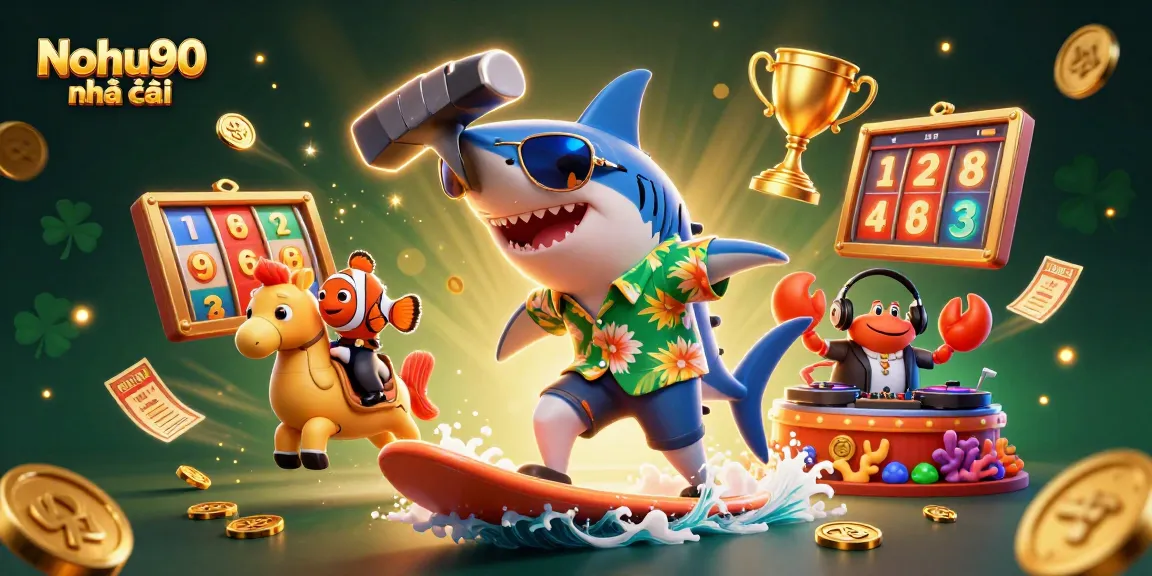Join the adventure at Nohu90 nhà cái, surfing on golden coins and hitting the jackpot!