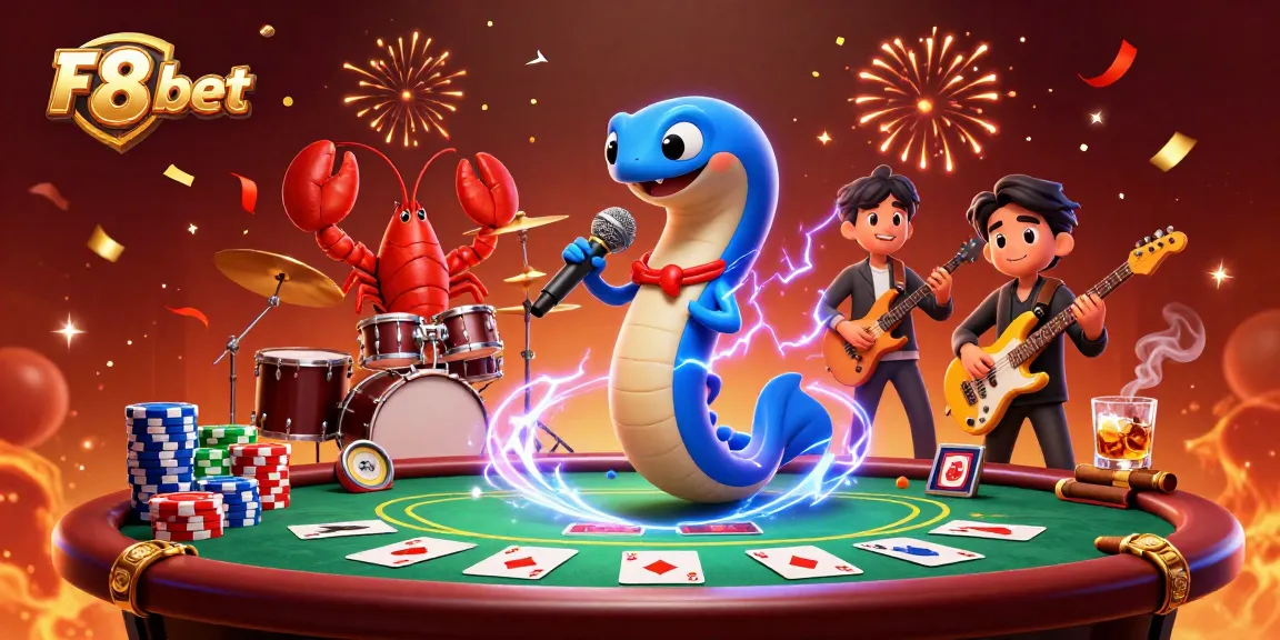 Experience thrilling action at the F8 bet underwater casino with lively characters and poker fun!