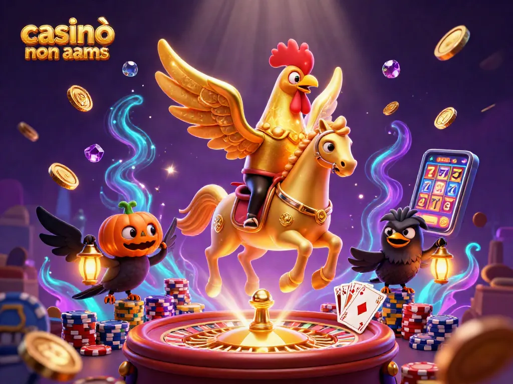 Giocare nei casinò online non AAMS, esperienza immersiva con simboli iconici e slot emozionanti.