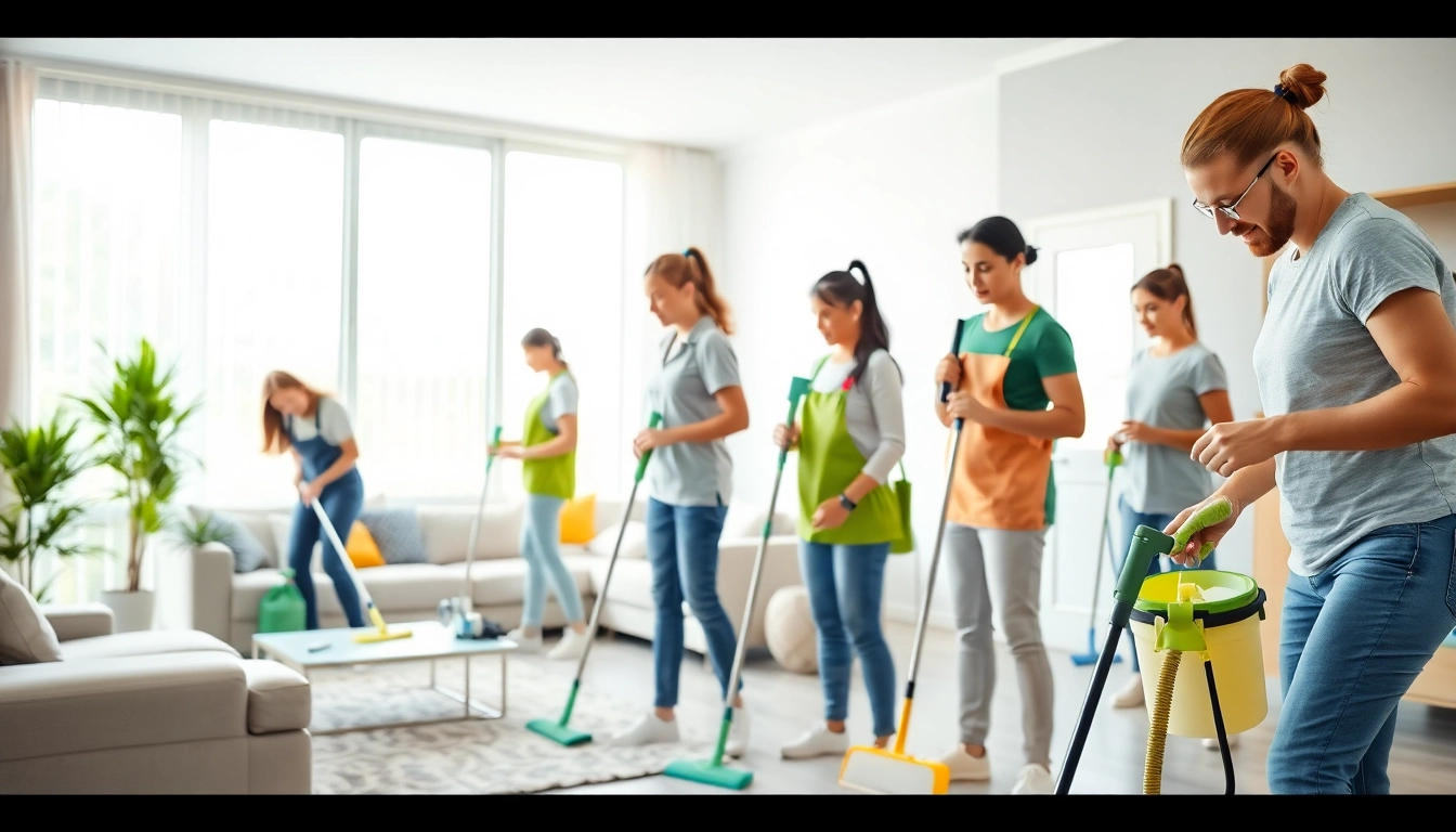 Cleaning services calgary team enhancing a bright home environment with professional techniques.