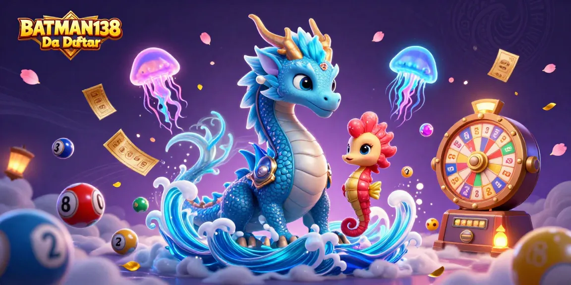 Menangkan pengalaman bermain slot di BATMAN138 Daftar dengan karakter unik seperti naga dan ikan seahorse berani.