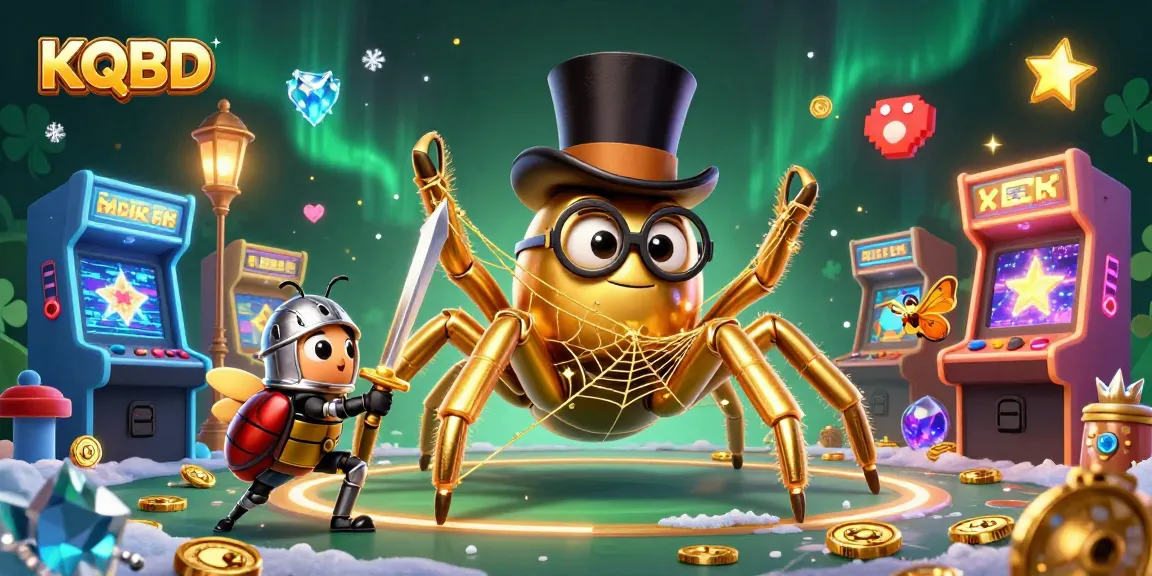 KQBD offers an immersive casino-like experience with gaming characters and vibrant arcade elements.