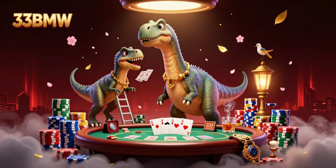 Engage in thrilling gameplay at 33BMW with an exciting tournament poker illustration.