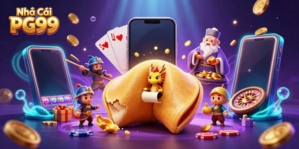 Experience the thrill of Nhà Cái PG99 in a magical casino world filled with vibrant characters and dynamic games.