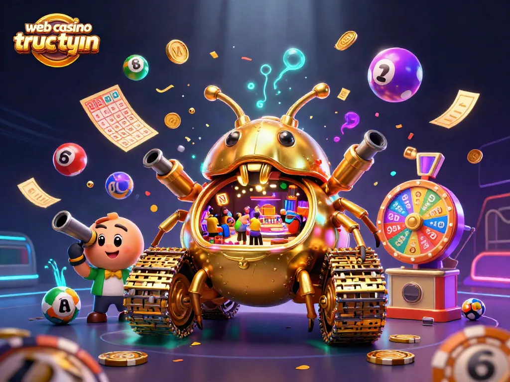 Chơi web casino trực tuyến với bầu không khí đầy màu sắc và sôi động, tôn vinh sự háo hức.