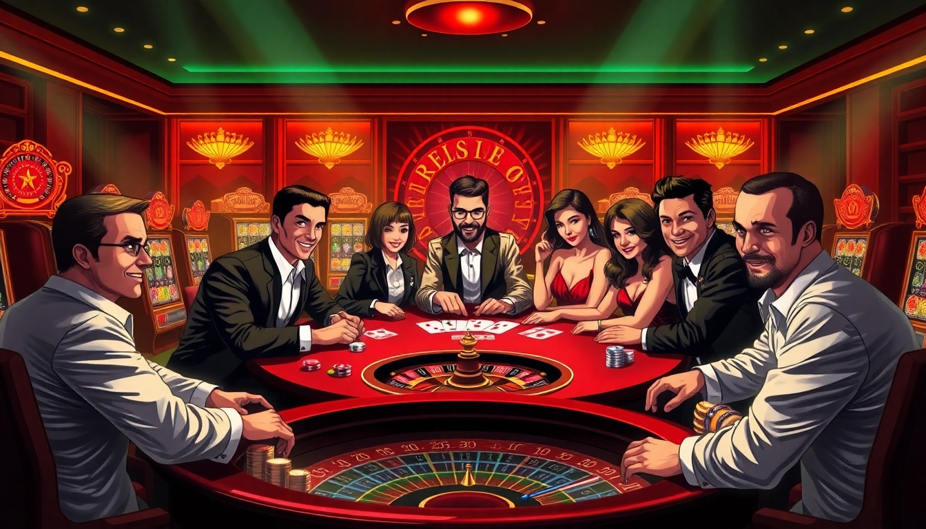 Experience the thrill of 33win com with an exciting casino scene featuring poker games.