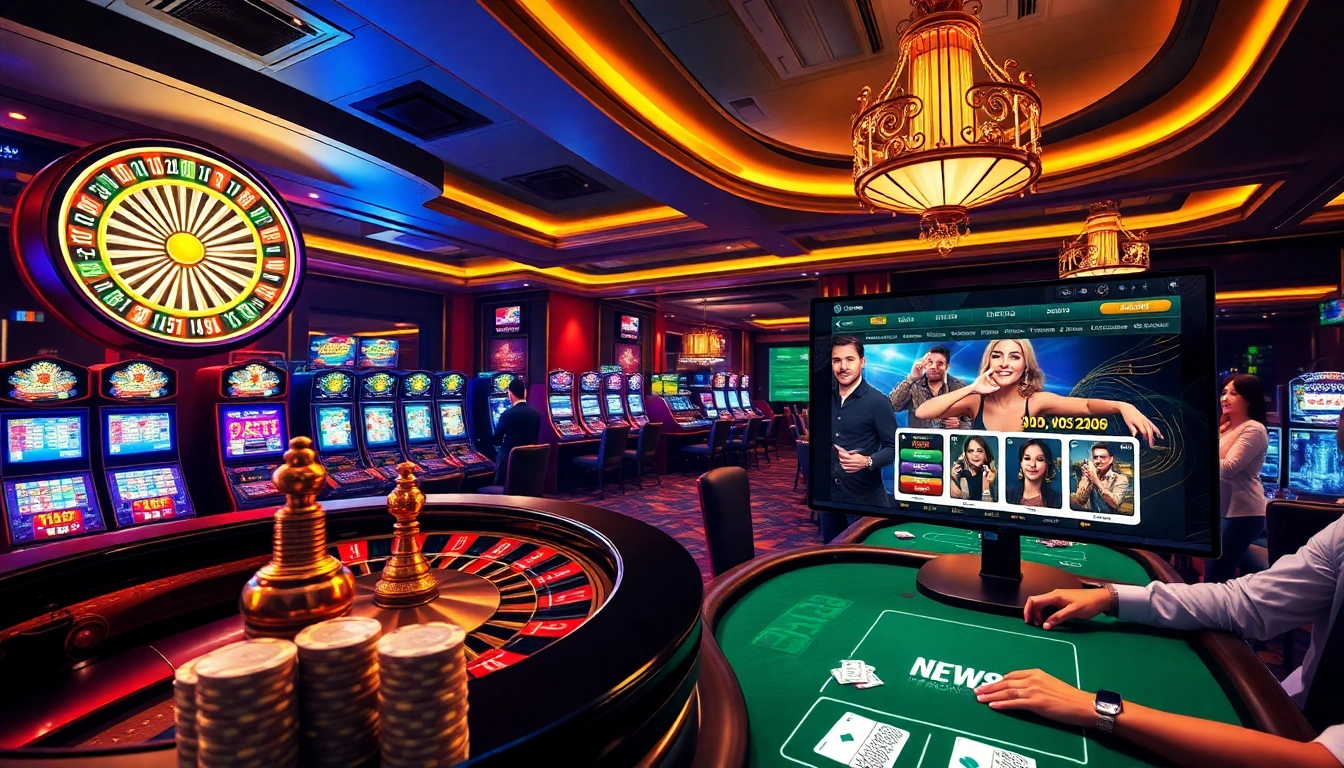 Experience thrilling gambling action at https://new88.pet/ with vibrant casino visuals and players in action.